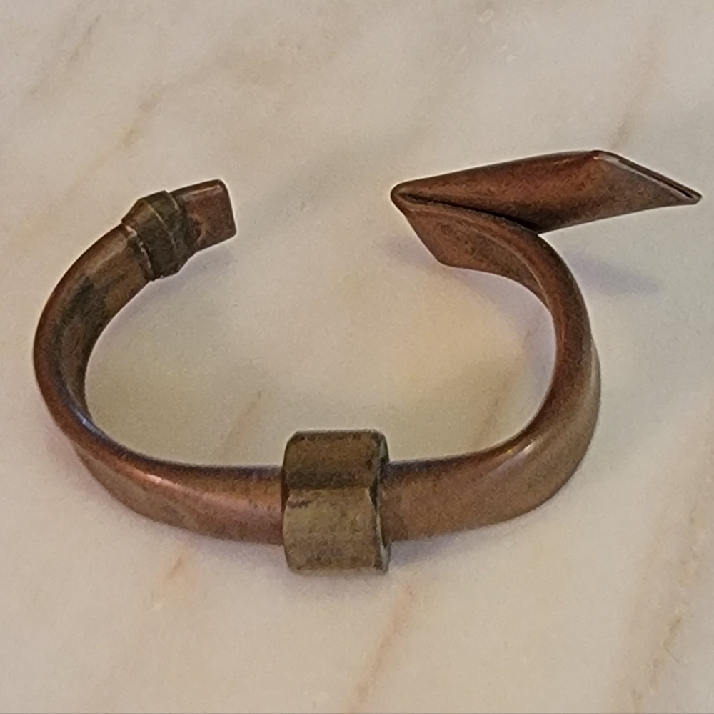 Handforged Copper & Metal Bracelet